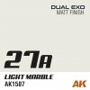 AK Interactive AK1586 DUAL EXO SCENERY SET 27 – 27A LIGHT MARBLE & 27B DARK MARBLE